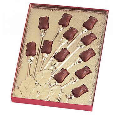 Dozen Roses of Milk Chocolate