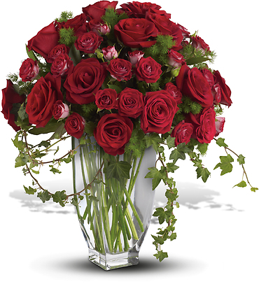 Rose Romanesque Bouquet - Red Roses