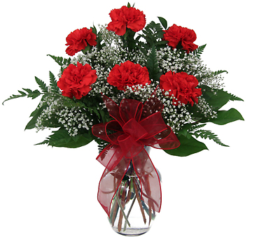 6 Carnation Vase