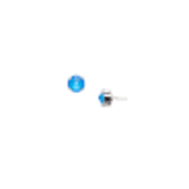 Round Crystal Stud Earring