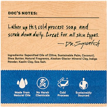 Dr Squatch Fresh Falls Bar Soap