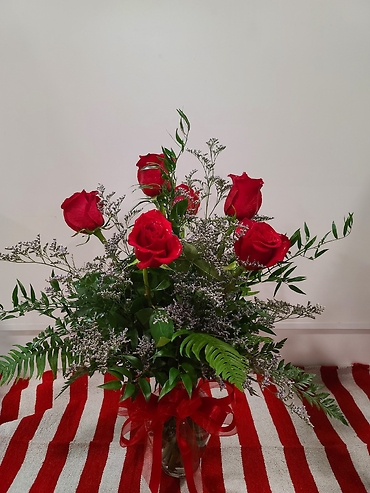6 Rose Vase