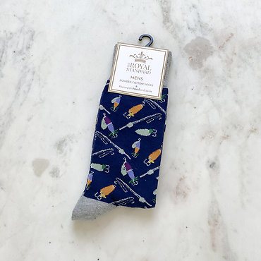 mens hook line and sinker socks