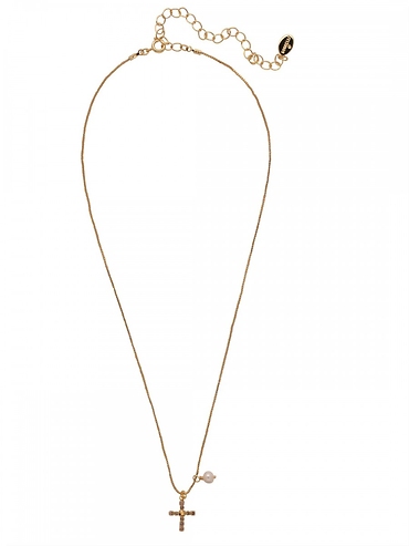 Joelle Cross Pendant Necklace