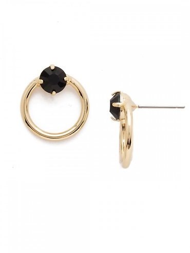 Circling the Middle Stud Earrings