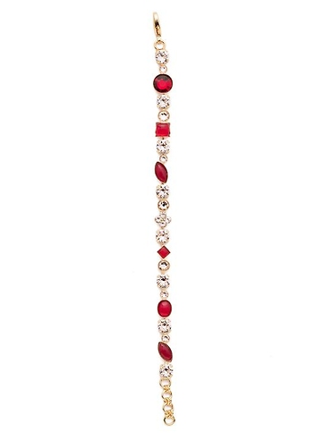 Crystal and Cabochon Tennis Bracelet