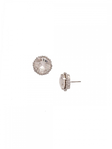 Cushion-Cut Solitaire Stud Earring