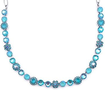 Must-Have Blossom Necklace in \"Tranquil\" - Rhodium
