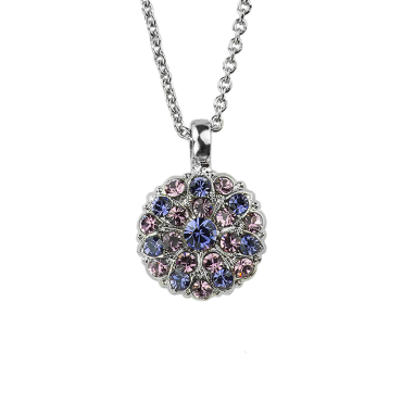 Guardian Angel Pendant \"Tanzanite\"- Rhodium