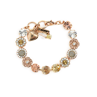 Lovable Rosette Bracelet in \"Peace\" - Rose Gold