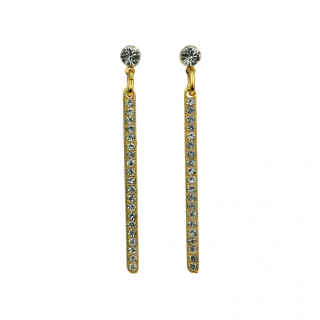 Petite Bar Post Earrings in On A Clear Day - Yellow Gold