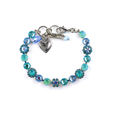 Must-Have Flower Bracelet in \"Tranquil\" - Rhodium