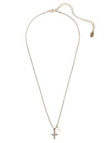 Joelle Cross Pendant Necklace